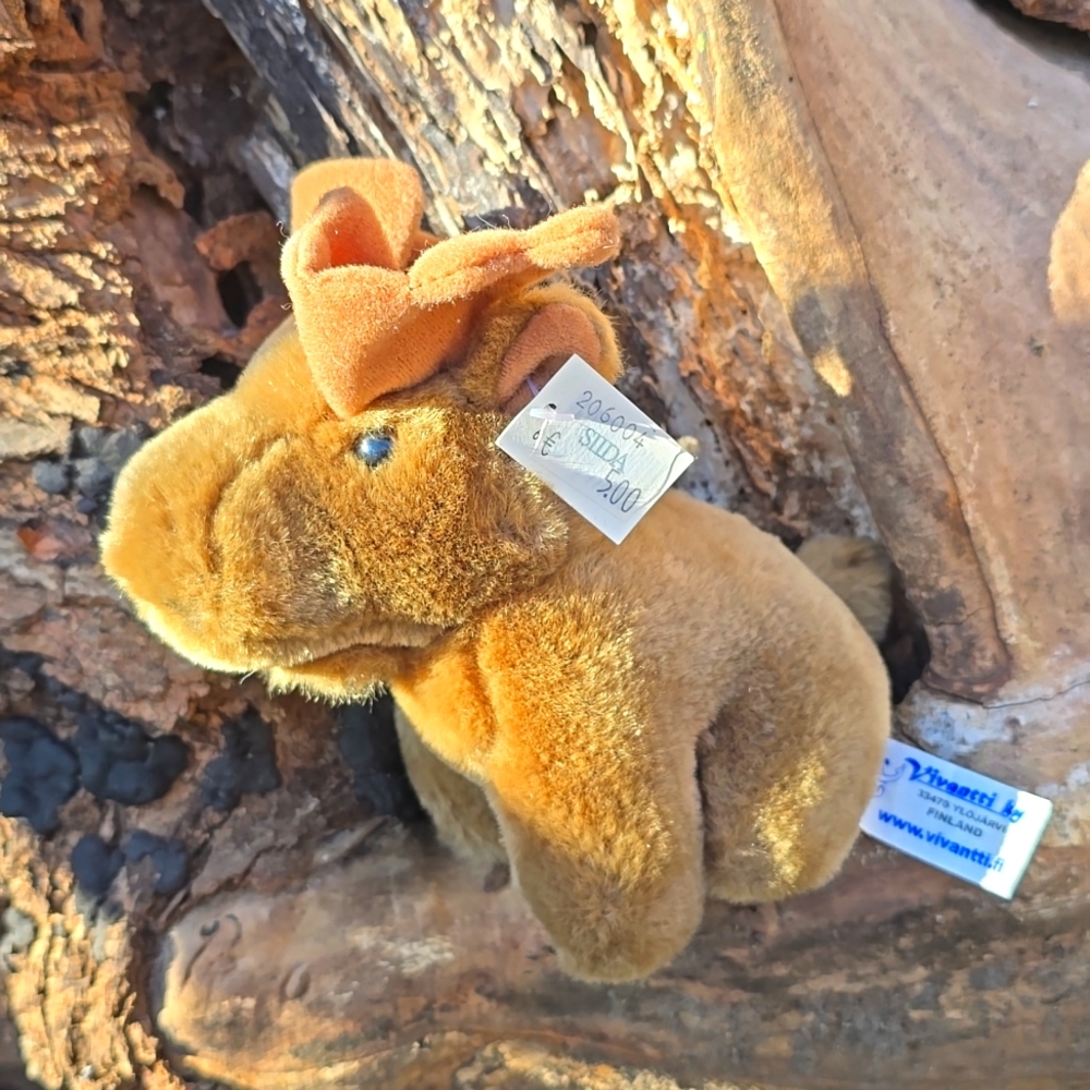 FREE SHIPPING ! NWT Plush Moose Finland Vivantti Tourist Gift Shop 5.5"